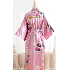 🆕Bridesmaid Silky-Soft Floral Robe, NWT🕊💒🤍